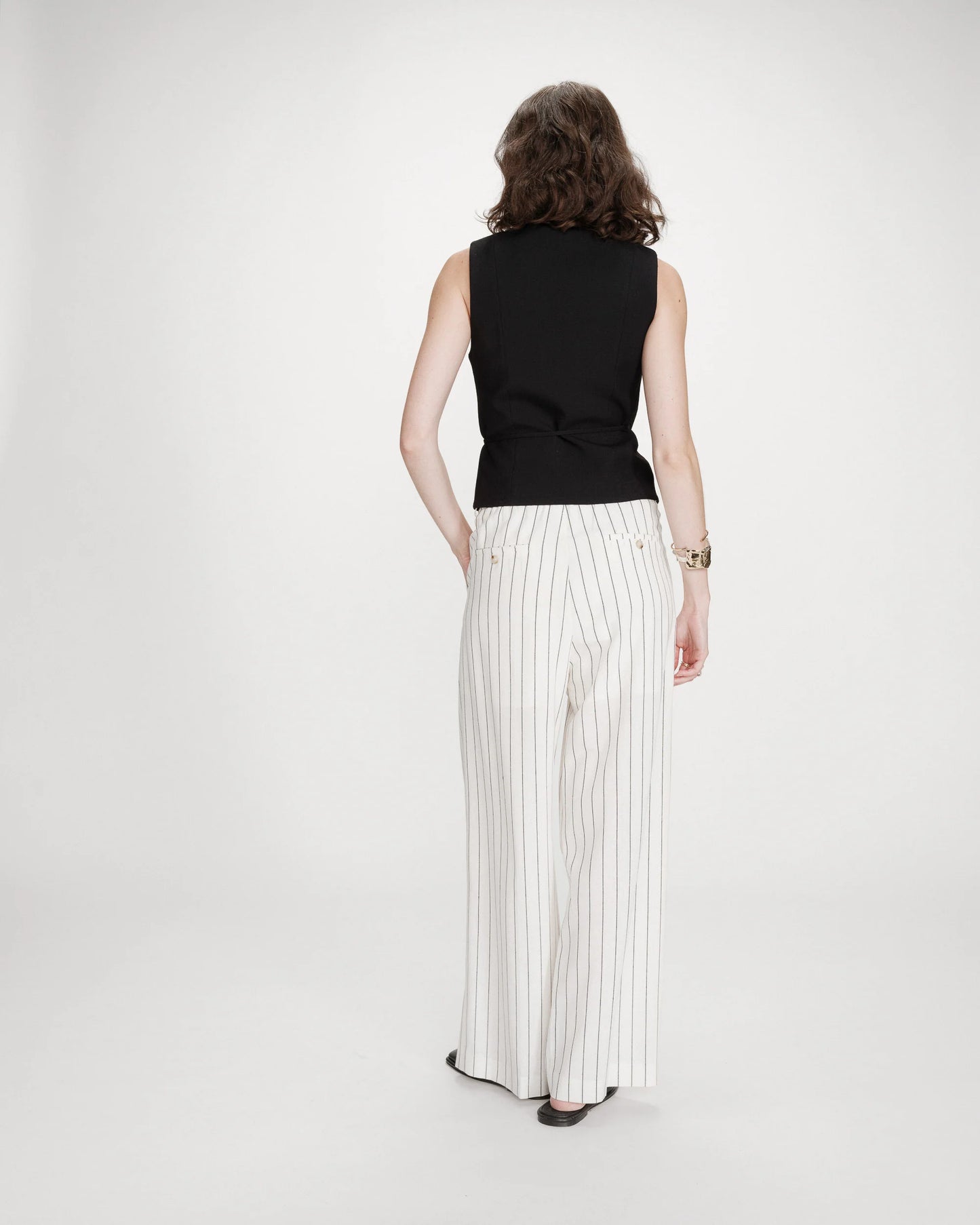 Tailored V Neck Waistcoat - Oatmeal or Black