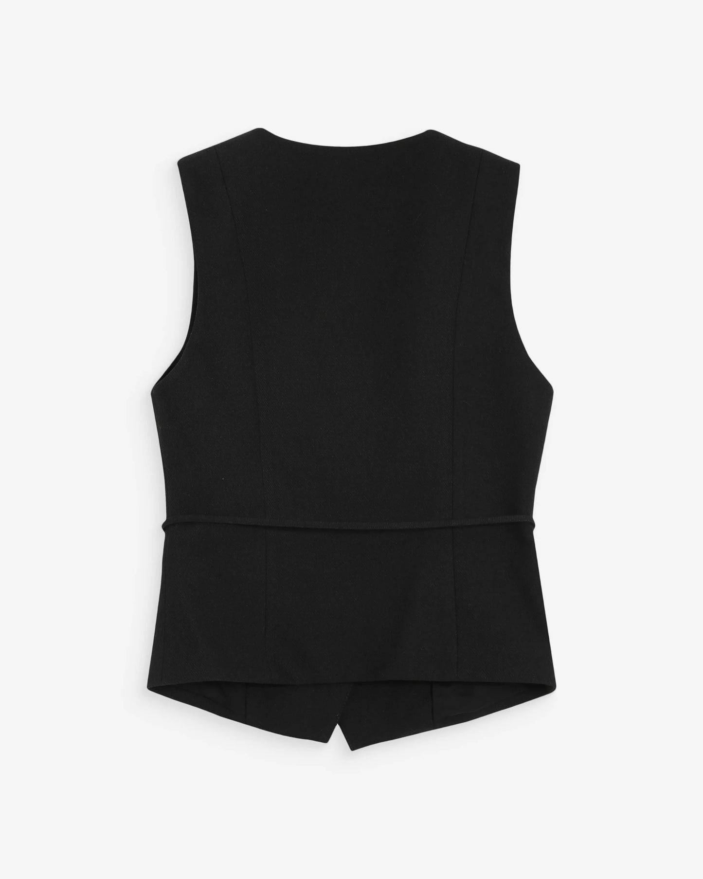 Tailored V Neck Waistcoat - Oatmeal or Black