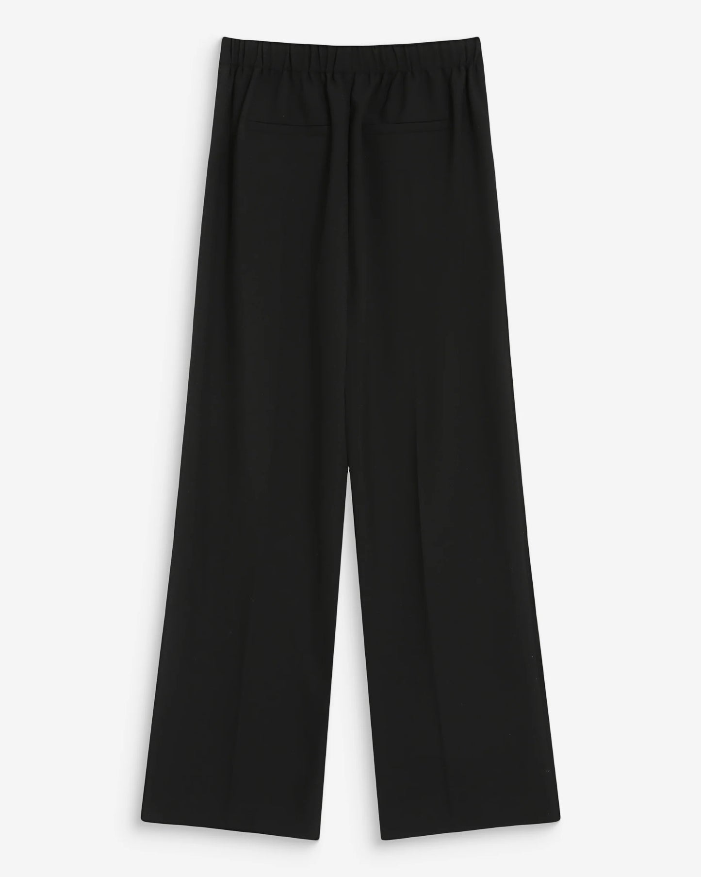 Tailored Wide Leg Trousers - Oatmeal or Black