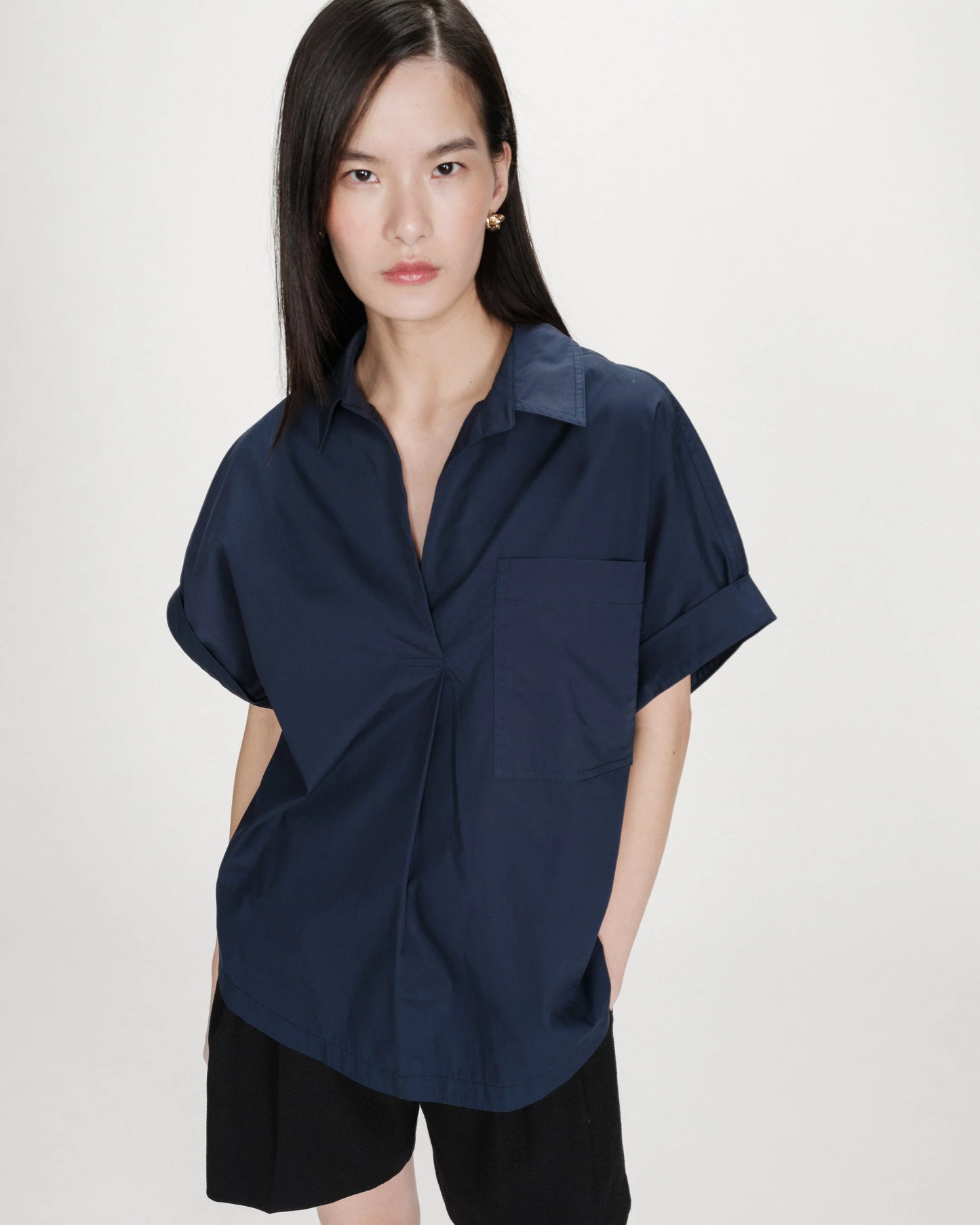 Navy Short Sleeve Shirt