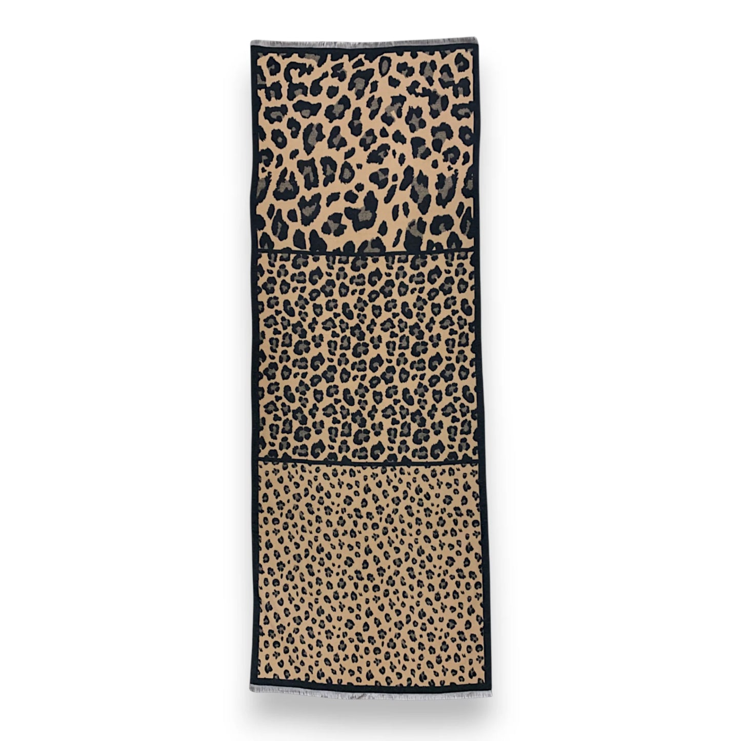 Leopard Print Cashmere Blend Winter Scarf - Various Colours