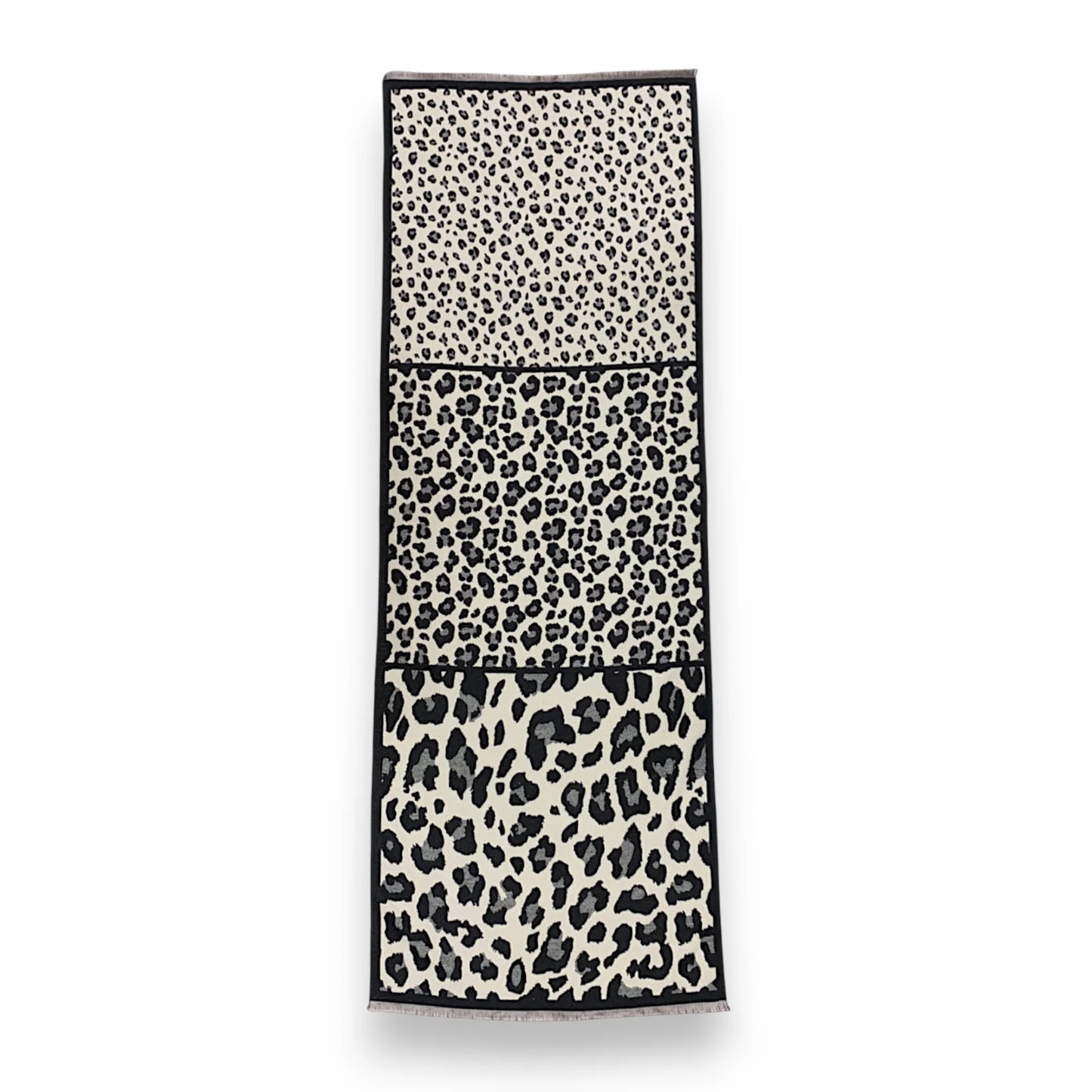 Leopard Print Cashmere Blend Winter Scarf - Various Colours
