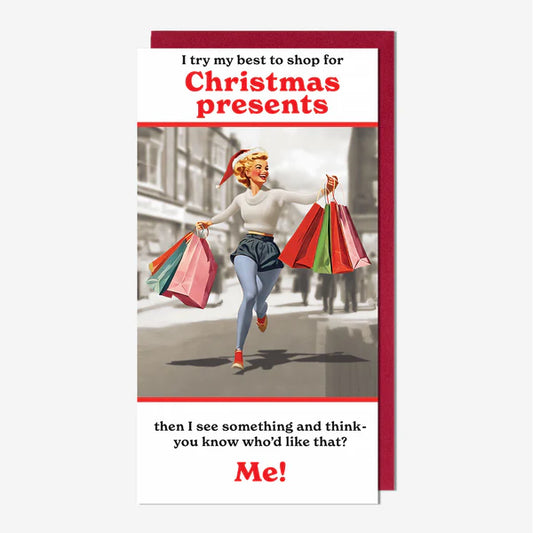 Greeting Card - Christmas Presents For Me