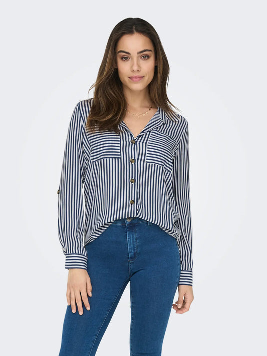 Shirt - Blue Striped