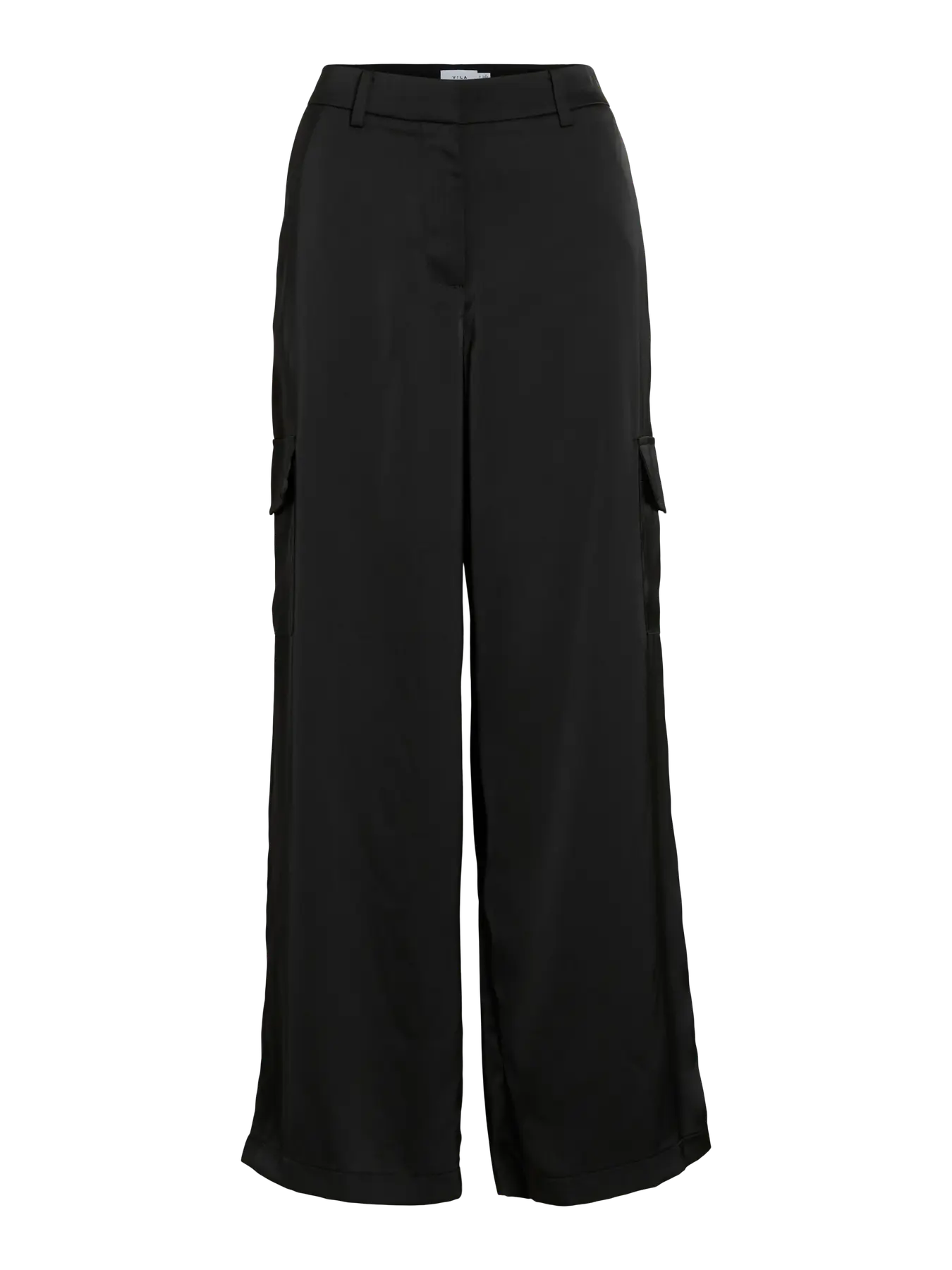 Satin Cargo Trousers
