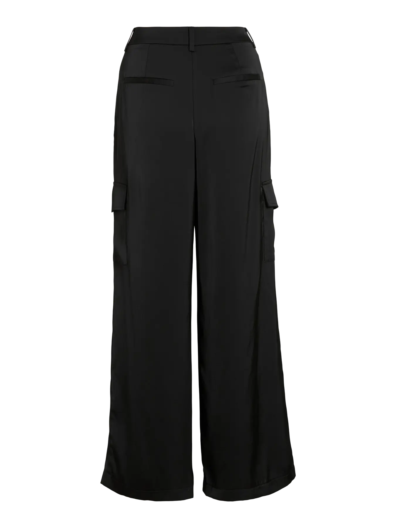 Satin Cargo Trousers