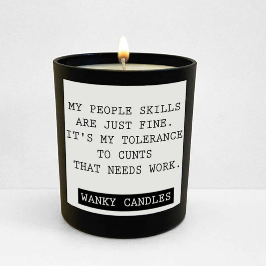Wanky Candle - My people skills