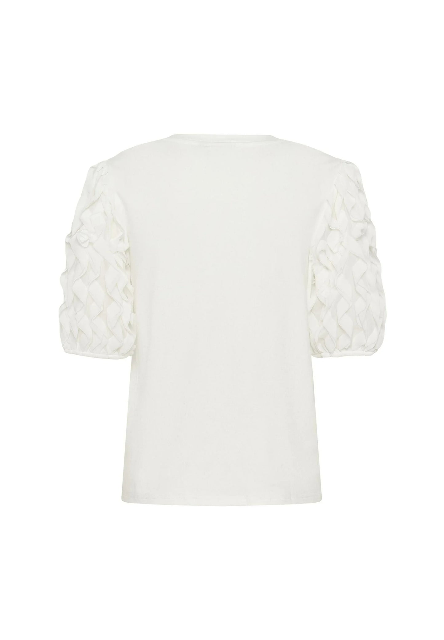 Black or White Puff Sleeve T Shirt