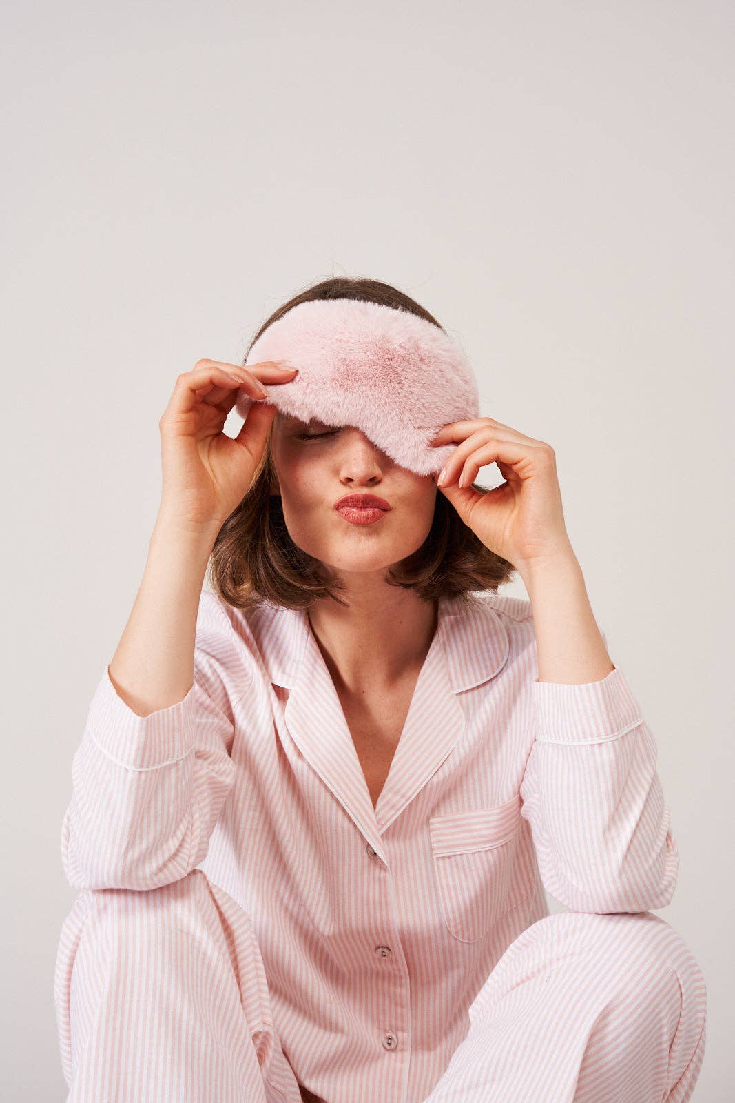 Faux Fur Eye Mask