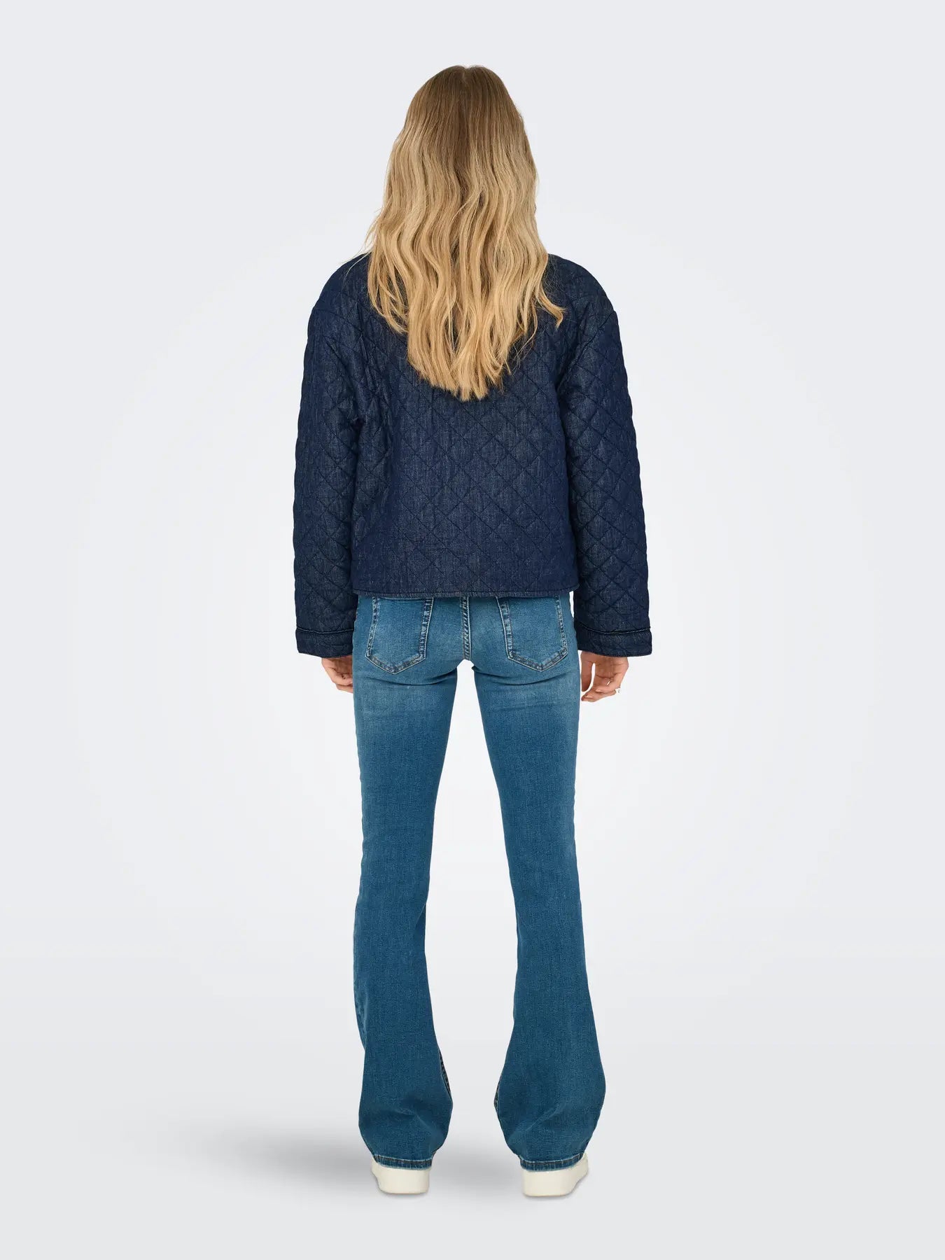 Lightweight Quilted Denim Jacket