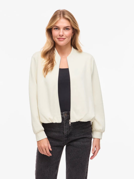 Bomber Jacket - Cream or Black