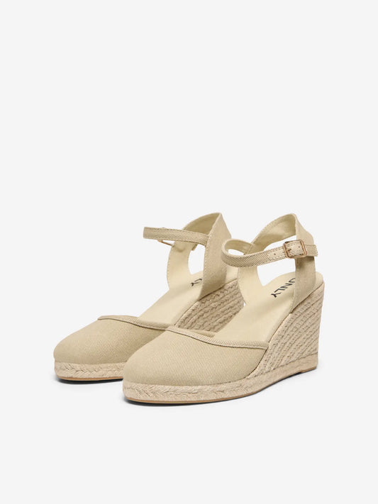 Espadrille Wedge - Cream