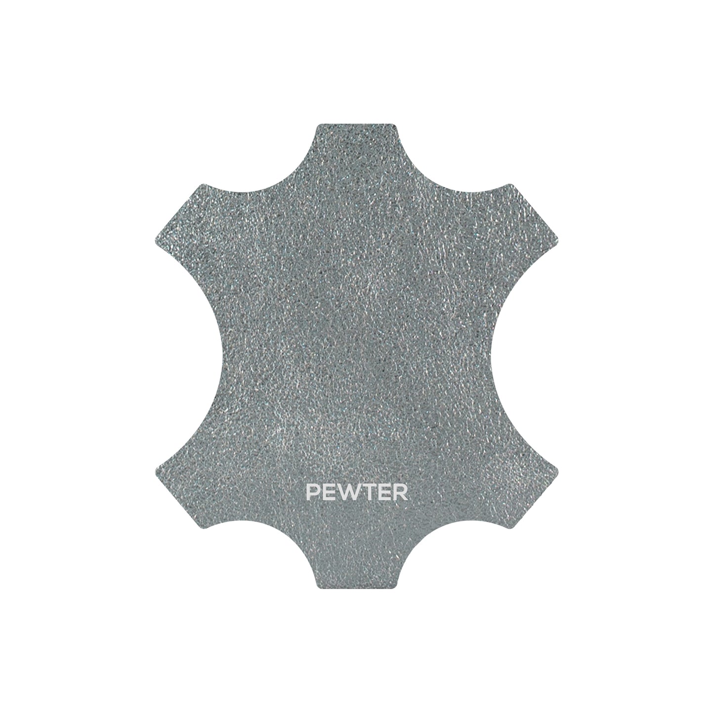 Leather Medium Bum Bag - Pewter Metallic