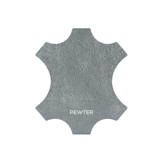Leather Medium Bum Bag - Pewter Metallic