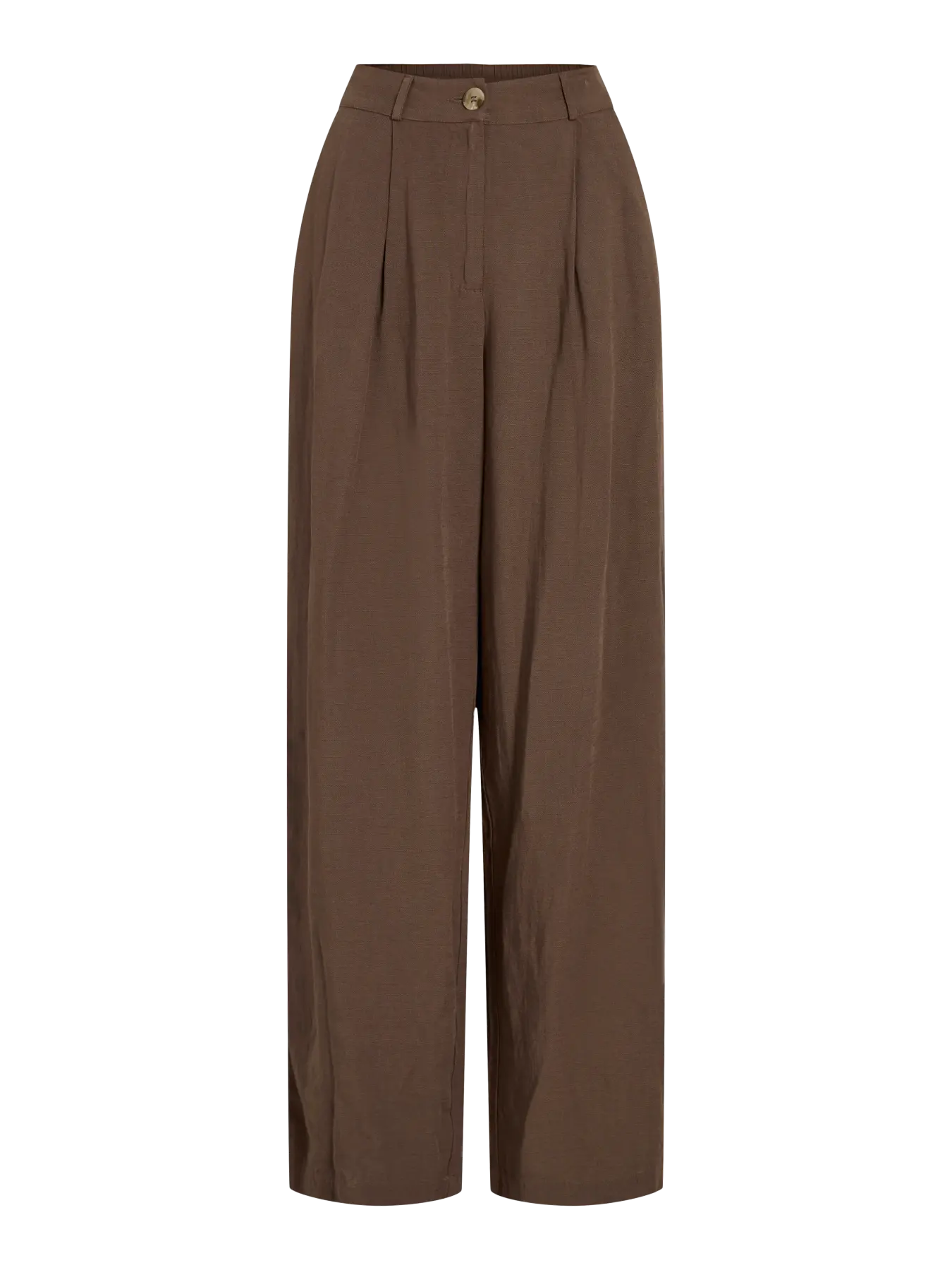 Linen Mix Trouser - Oatmeal or Brown
