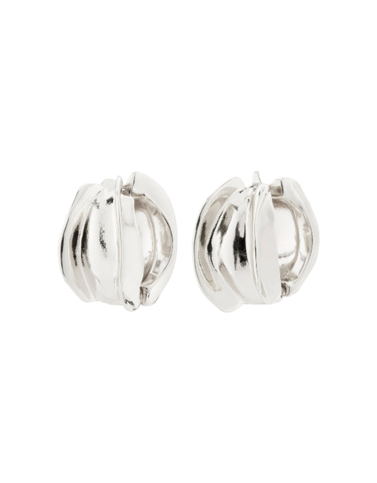 STAY Hoop Earrings Silver-Plated