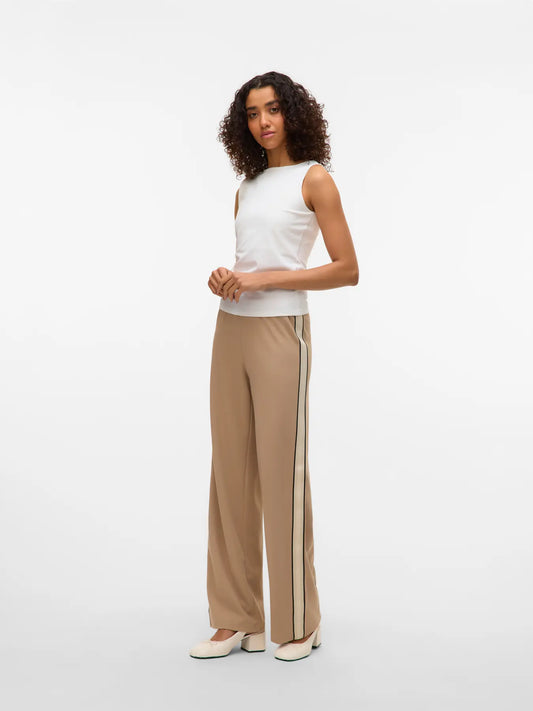 Wide Panel Trouser - Camel