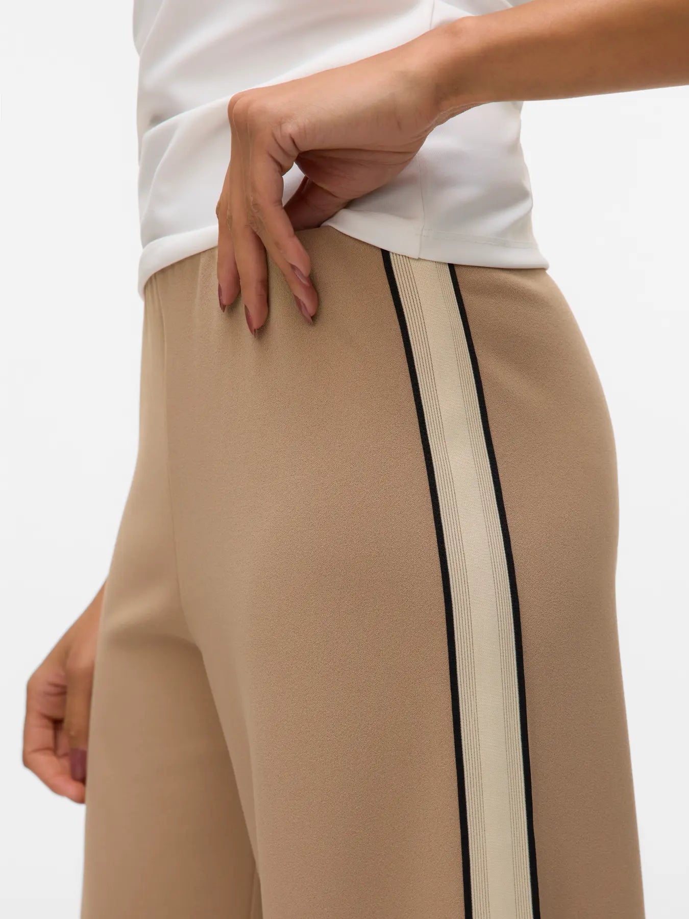 Wide Panel Trouser - Camel