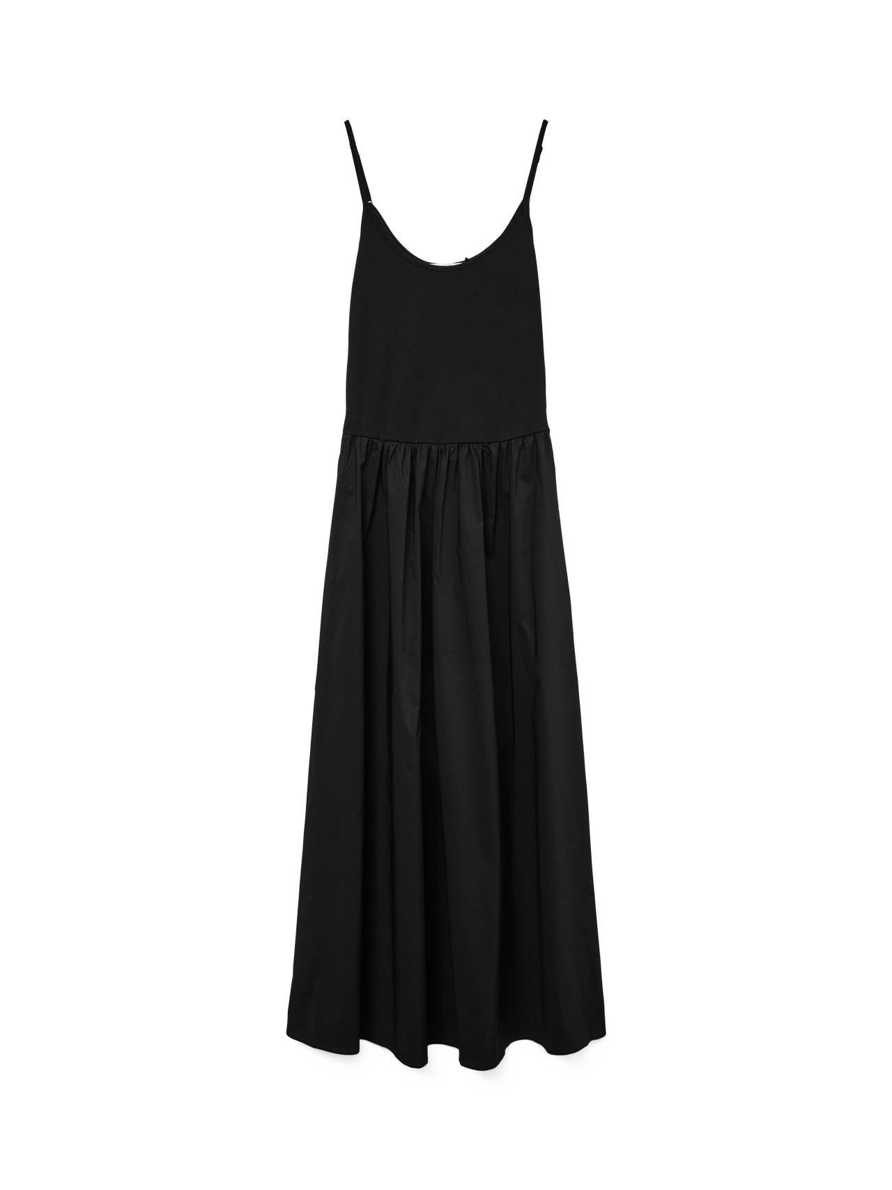 Black Strap Maxi Dress