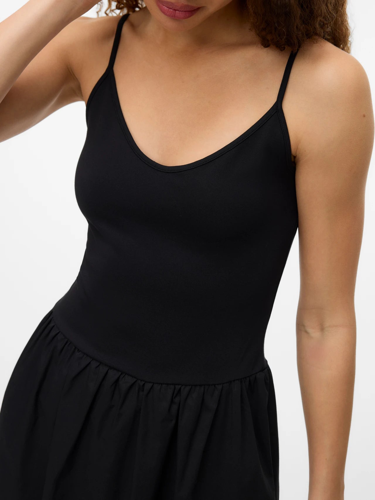 Black Strap Maxi Dress