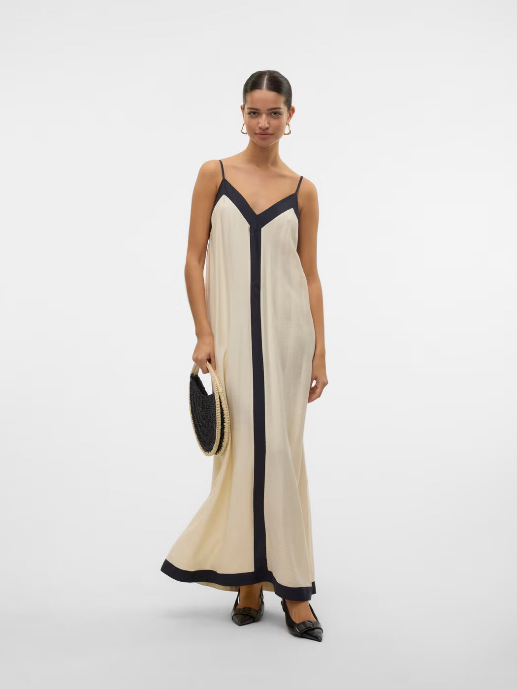 V Neck Maxi Dress - Three Colours Available