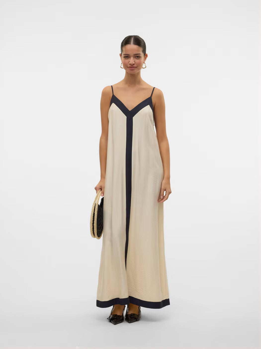 V Neck Maxi Dress - Three Colours Available