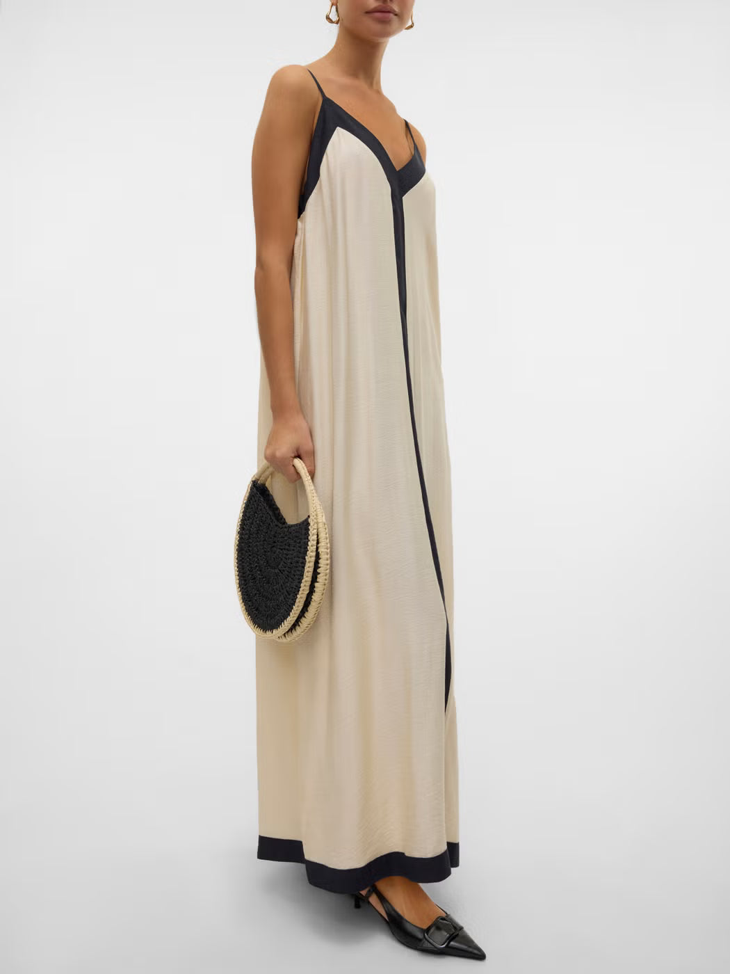 V Neck Maxi Dress - Three Colours Available