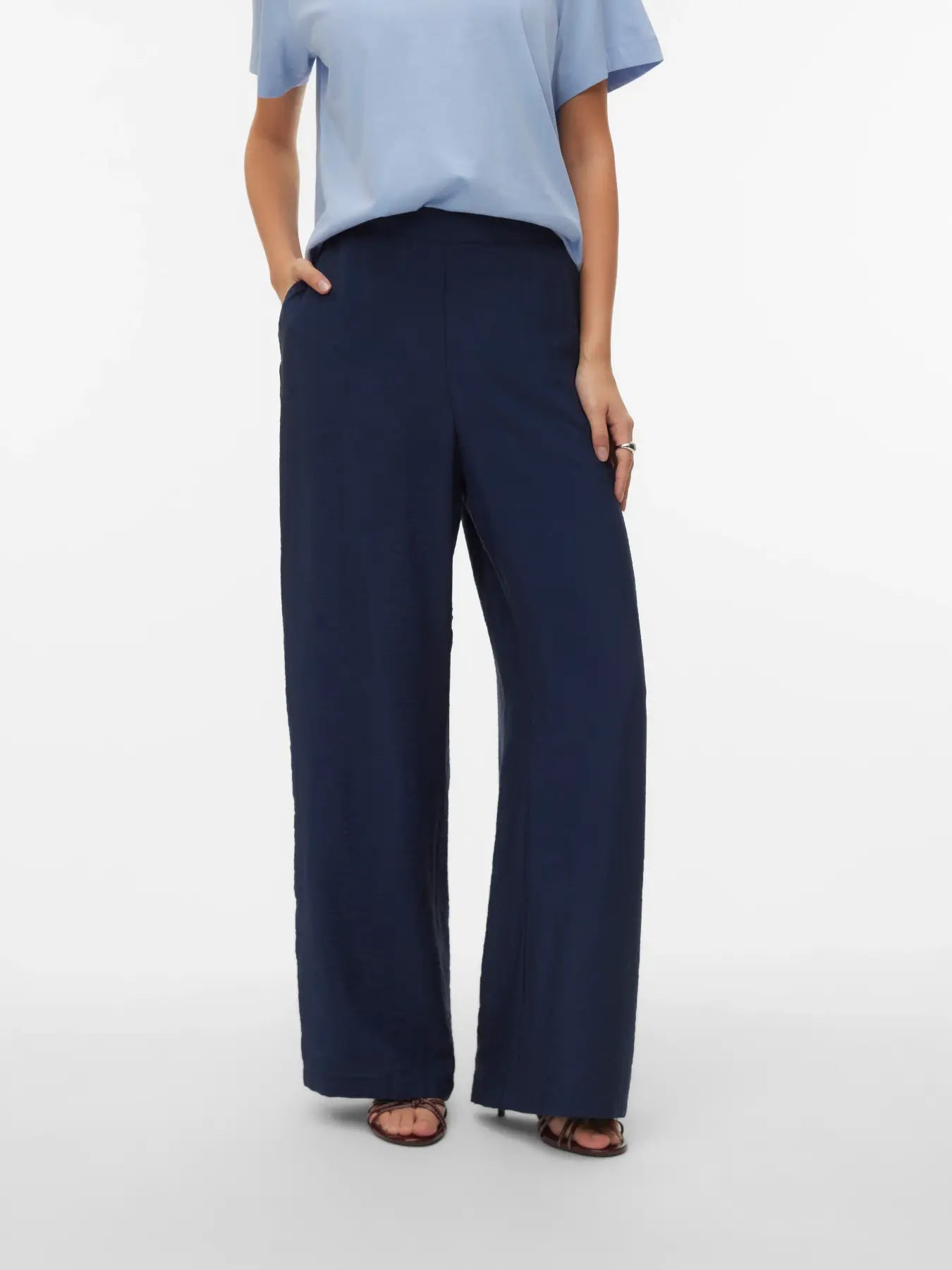 Wide Leg Lightweight Trouser - Various Colours & Patterns