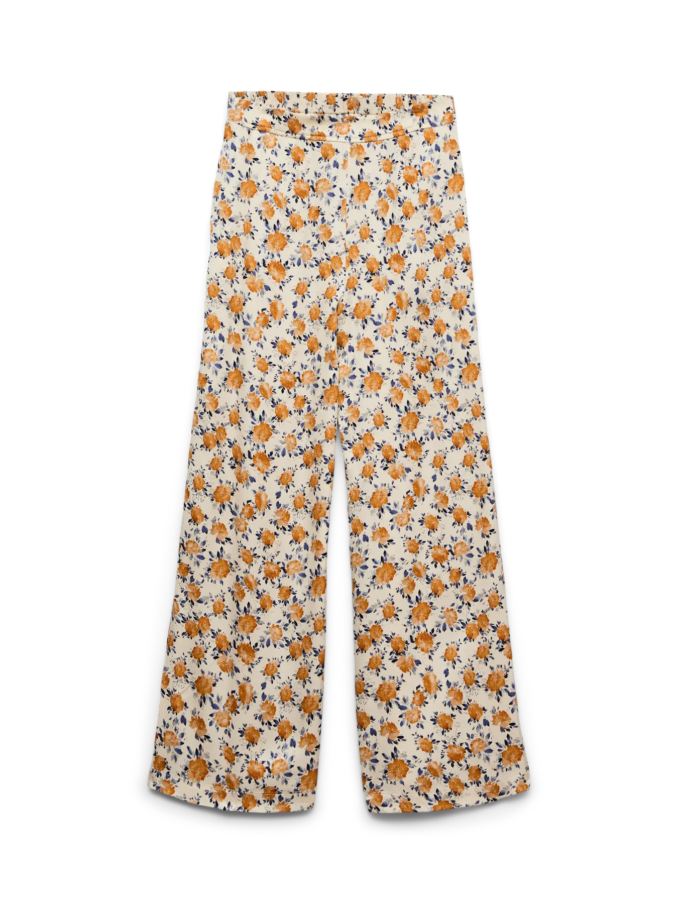 Wide Leg Patterned Trouser