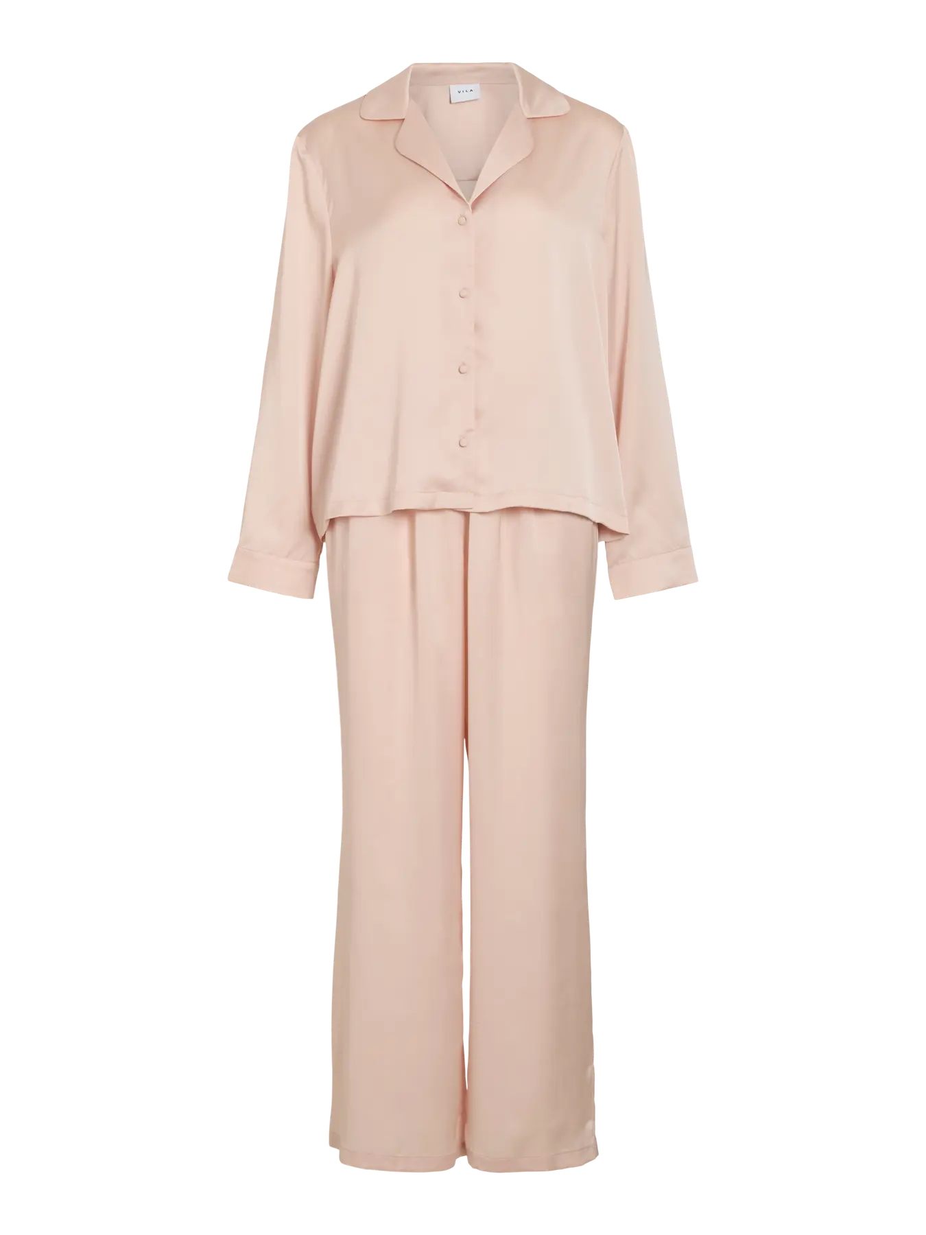 Pink Satin Pyjamas & Sleep Mask Nightwear Gift Set