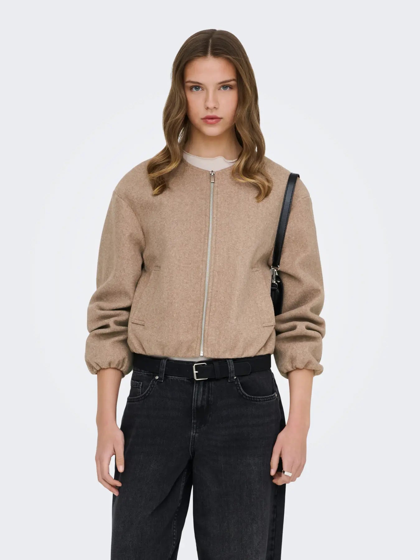 Bomber Jacket - Mocha or Light Grey