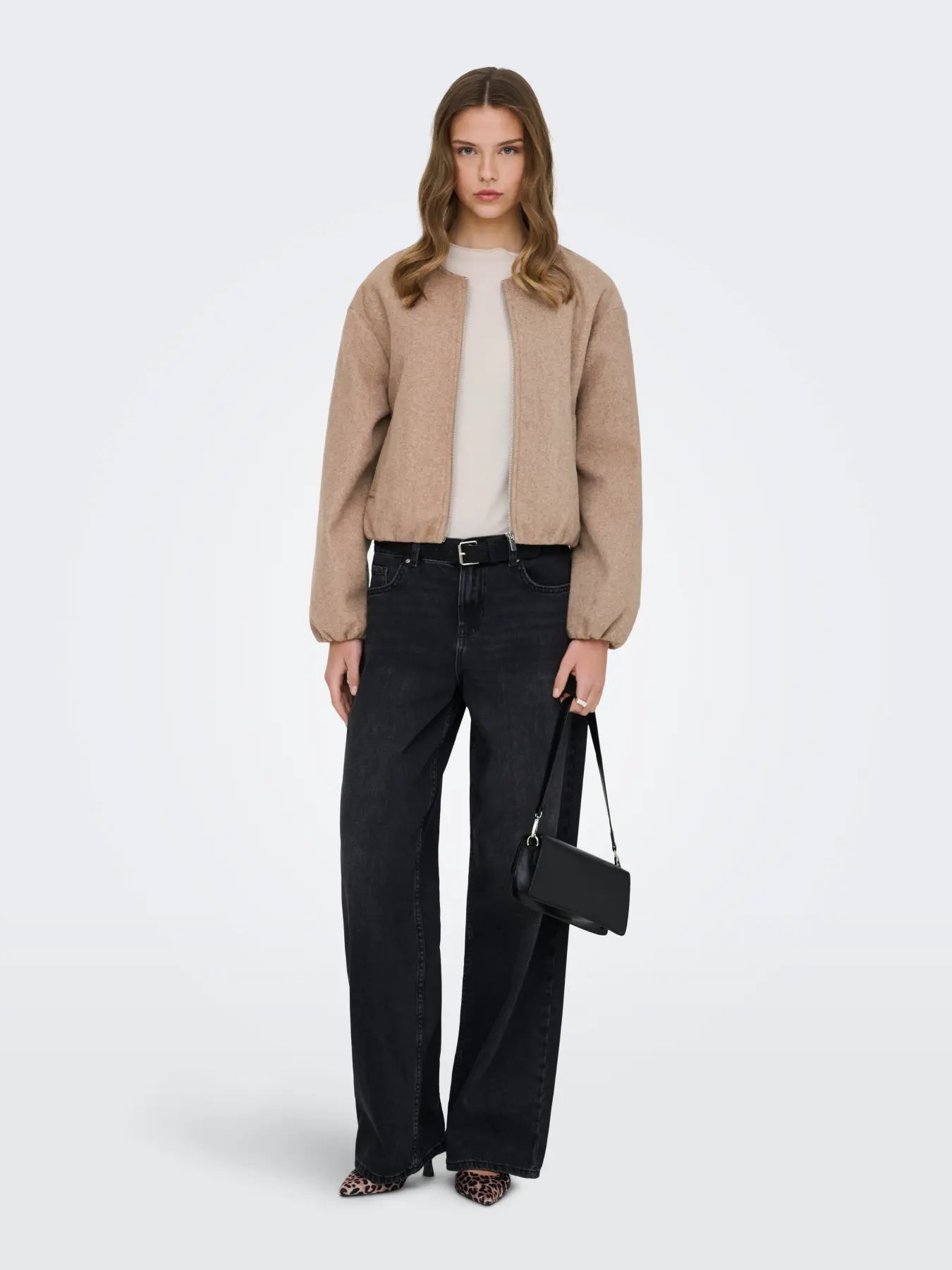 Bomber Jacket - Mocha or Light Grey